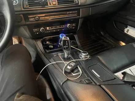 BMW 520d 자동차 실내 랩핑 카본 블랙 튜닝 / 양주시 회정동