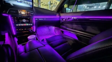 벤츠 E200 카브리올레 엠비언트 시공 / 양주시 회정동
