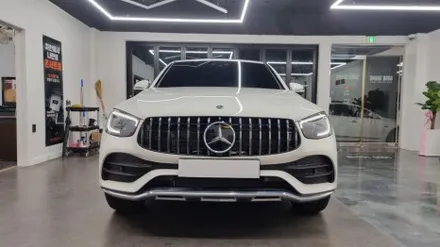 부산 벤츠 glc300 쿠페 세로그릴 방문 다이아몬드그릴은 왠지 좀~ / 부산 연제구