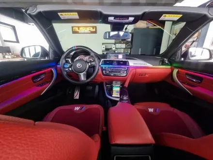 부산 명지 BMW 428I 컨버터블 엠비언트라이트 수입차 실내무드등 까~알끔하게! / 부산 연제구