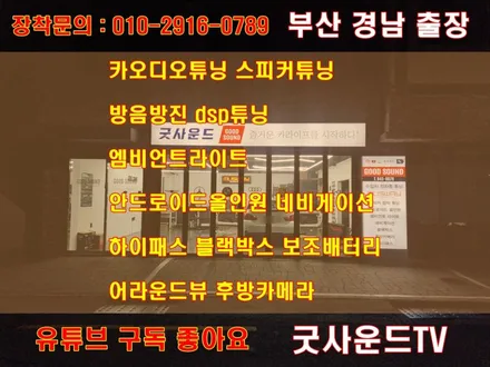 부산 굿사운드 bmw 428i 컨버터블 코더스 엠비언트 재방문기, 수입차 전문점 / 부산 연제구