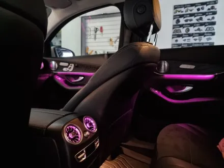 부산 양산 김해 벤츠 GLC250 쿠페 송풍구엠비언트 64색 엠비언트 컬러 확장, 실내감성 잘어울리는 튜닝! / 부산 연제구