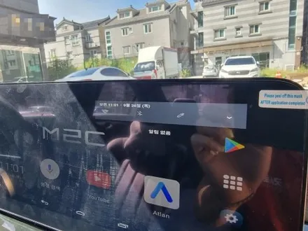 (부산 양산 출장) 벤츠 cls400 네비게이션 12.3인치 모니터 M2C 200A / 부산 연제구
