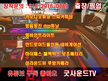 부산 엠비언트 제네시스 GV70 자동차 무드등 유치원생 딸아이가 차 타는걸 너무 좋아해요 / 부산 연제구