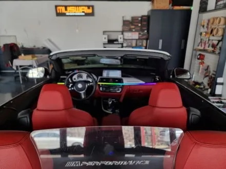 부산 명지 BMW 428I 컨버터블 엠비언트라이트 수입차 실내무드등 까~알끔하게! / 부산 연제구