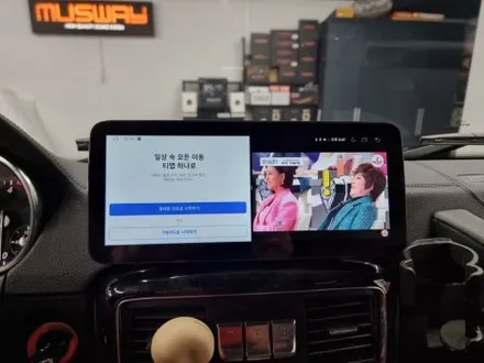 벤츠 G350 안드로이드올인원 모니터 각이 지바겐과 깔맞춤! / 부산 연제구