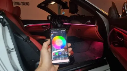 부산 굿사운드 찾은 bmw 428i 컨버터블 내비게이션 엠비언트라이트 전방카메라 풀시스템으로 드라이브 good good / 부산 연제구