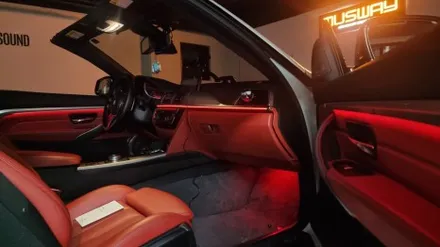 부산 굿사운드 찾은 bmw 428i 컨버터블 내비게이션 엠비언트라이트 전방카메라 풀시스템으로 드라이브 good good / 부산 연제구