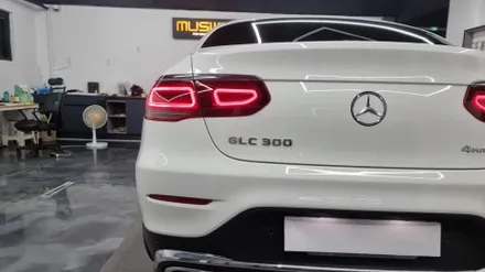 부산 벤츠 glc300 쿠페 세로그릴 방문 다이아몬드그릴은 왠지 좀~ / 부산 연제구