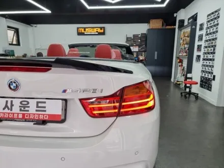 부산 명지 BMW 428I 컨버터블 엠비언트라이트 수입차 실내무드등 까~알끔하게! / 부산 연제구