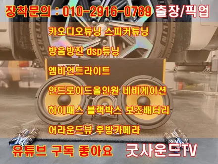 펠리세이드 카오디오 스피커 센터스피커 튜닝, 크렐옵션도 해놓으면 후회없죠! / 부산 연제구