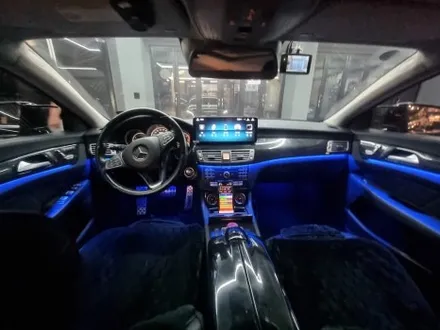 w218 벤츠 CLS250d 안드로이드 올인원 엠비언트 라이트 돋보이는 내 차 실내감성 / 부산 연제구