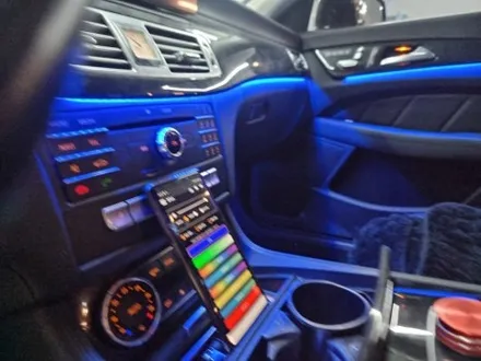 w218 벤츠 CLS250d 안드로이드 올인원 엠비언트 라이트 돋보이는 내 차 실내감성 / 부산 연제구