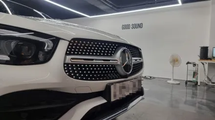 부산 벤츠 glc300 쿠페 세로그릴 방문 다이아몬드그릴은 왠지 좀~ / 부산 연제구