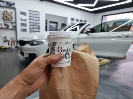 부산 명지 BMW 428I 컨버터블 엠비언트라이트 수입차 실내무드등 까~알끔하게! / 부산 연제구