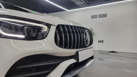 부산 벤츠 glc300 쿠페 세로그릴 방문 다이아몬드그릴은 왠지 좀~ / 부산 연제구