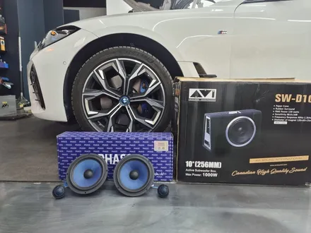 부산 bmw i4 전기차 스피커튜닝 avi 우퍼 하만카돈 옵션 3웨이스피커의 카오디오사운드 변화! / 부산 연제구
