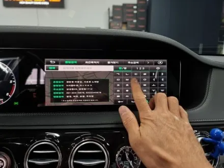 w222 후기형 벤츠 s350d m2c 네비게이션 아내분이 운전하신다면 꼭 이렇게 하세요 / 부산 연제구
