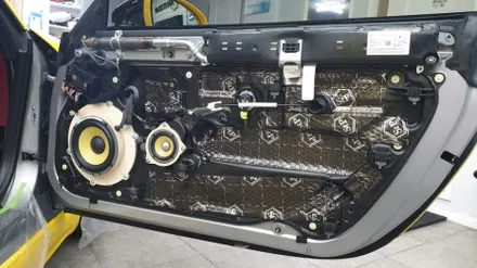 포르쉐 박스터 스피커튜닝 3웨이스피커 오픈카에서 좋은음악 듣는 방법! / 부산 연제구