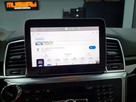 부산 안드로이드올인원 벤츠 ML350D GLE클래스 느낌으로 업그레이드 해봅니다 와이드미러(광각미러) 까지~ / 부산 연제구