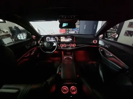 부산 벤츠 S350 s클래스 송풍구 엠비언트 전동트위터 광량 칙칙했던 실내 분위기 바꾸기 / 부산 연제구