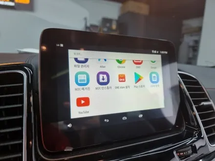 부산 해운대 벤츠 GLE350D 쿠페 터치패널 장착 네비게이션 동작 M2C200A 아틀란지도 함께 사용해요 / 부산 연제구