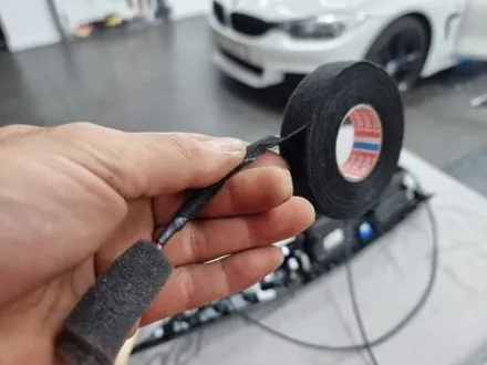 부산 명지 BMW 428I 컨버터블 엠비언트라이트 수입차 실내무드등 까~알끔하게! / 부산 연제구