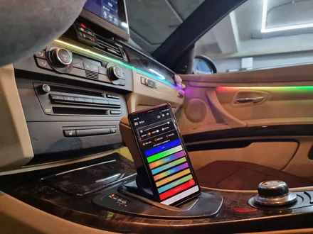 부산 엠비언트 라이트 bmw 328i 컨버터블 E93 따뜻한 분위기 자동차 조명 만들고 오픈에어링 즐기기 / 부산 연제구