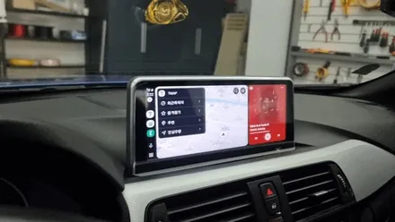 f33 부산 bmw 428i 컨버터블 모니터 확장 카플레이 안드로이드오토 내비게이션마저 철거해버린 이유 / 부산 연제구