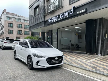 색 바랜 열선 뽀글이 현상 제거 - 아반떼AD 썬팅 재시공, 글라스틴트 펜더 (고양, 덕양구, 일산, 원흥, 삼송, 신원, 행신, 화정, 향동 썬팅) / 고양 덕양구 원흥동