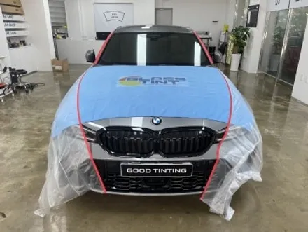 BMW 3시리즈 320i(G20) 전면 썬팅 - 글라스틴트 선셋, 시공하자에 대처하는 자세 / 고양 덕양구 원흥동