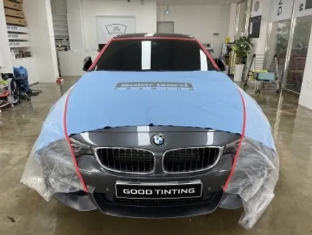 BMW 4시리즈 435d(F36) 그란쿠페 썬팅 재시공 - 솔라가드프리미엄 티타늄, 중고차 컨디션 올리기에 적합한 썬팅 추천 (고양, 일산, 신원, 화정, 은평, 마포 썬팅) / 고양 덕양구 원흥동