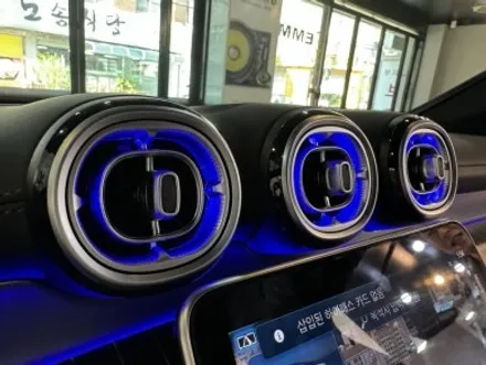 벤츠 2024 GLC X254 송풍구 엠비언트 시공기