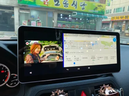 벤츠 안드로이드 네비게이션  / 벤츠 12.3인치 모니터 / m2c200고화질 / 벤츠e쿠페안드로이드모니터