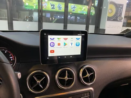 벤츠 A200 안드로이드 셋탑 m2c200 /  그라운드제로 엠프 일체형 서브우퍼 / 자동차생활의 즐거움 안드로이드 셋탑 / 벤츠터치네비게이션