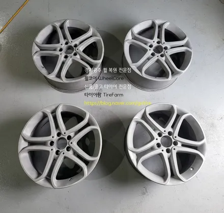Benz E250 벤츠 E250 순정 18인치 휠 복원●수리 (경기광주 휠복원 휠수리) / 경기광주 장지동
