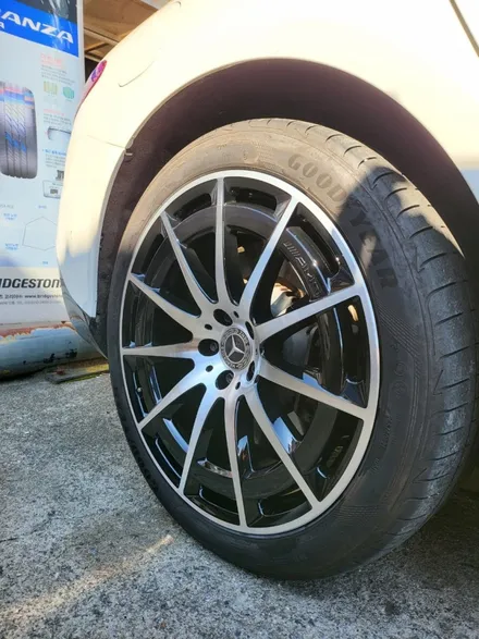 BENZ 벤츠 EQS 21인치 휠복원기 (경기광주 휠복원 휠수리 휠도색 휠도장 다이아몬드컷팅) / 경기광주 장지동