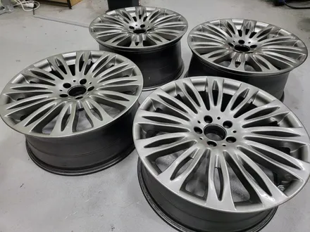 BENZ 벤츠 S560 20인치 휠복원기 (경기광주 휠복원 휠수리 휠도색 휠도장 휠재도색 휠재도장 휠용접 휠크랙 크랙수리 휠깨짐 다크쉐도우 다크하이퍼실버 제네시스휠색깔) / 경기광주 장지동