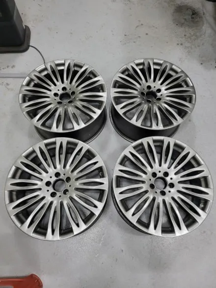 BENZ 벤츠 S560 20인치 휠복원기 (경기광주 휠복원 휠수리 휠도색 휠도장 휠재도색 휠재도장 휠용접 휠크랙 크랙수리 휠깨짐 다크쉐도우 다크하이퍼실버 제네시스휠색깔) / 경기광주 장지동
