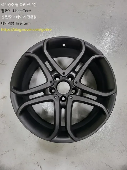 Benz E250 벤츠 E250 순정 18인치 휠 복원●수리 (경기광주 휠복원 휠수리) / 경기광주 장지동