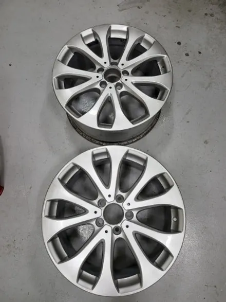 BENZ 벤츠 E300 18인치 휠복원기 (경기광주 휠복원 휠수리 휠도장 휠도색 휠재도색 실버) / 경기광주 장지동