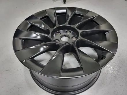 Tesla Model Y 20인치 인덕션휠 블랙반무광 휠복원기 (경기광주 휠수리 휠복원) - 스크레치복원, 멧블랙, 메트블랙, 반무광, 휠재도장, 분체도장 / 경기광주 장지동
