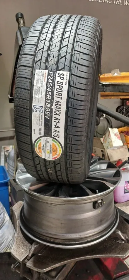 《경기광주타이어》 현대 그랜져IG 18인치 타이어교환 던롭타이어 SP SPORT MAXX A1-A A/S 245/45R18 경기광주 그랜져IG 타이어교체 ★1년전 고객님 재방문★ / 경기광주 장지동