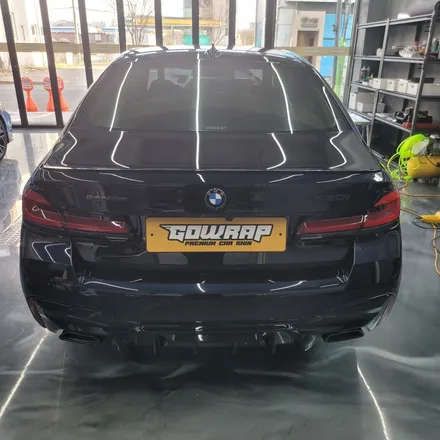광주 랩핑 PPF 전문점 GOWRAP 고랩 BMW 5시리즈 530i 실내 카본랩핑 / 광주 서구 치평동