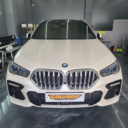 BMW X6 사고 보험처리 부분랩핑 광주랩핑 고랩 / 광주 서구 치평동