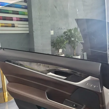 광주 랩핑 BMW 6GT 키드니그릴 랩핑 실내 티타늄 브러쉬 전체 랩핑 / 광주 서구 치평동