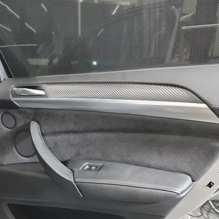 광주 랩핑 고랩 BMW X6 E71 실내 카본 랩핑 / 광주 서구 치평동