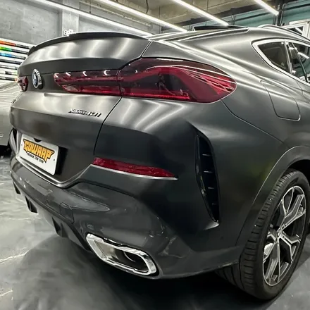 BMW X6 보험처리 랩핑 리어범퍼 재시공 / 광주 서구 치평동