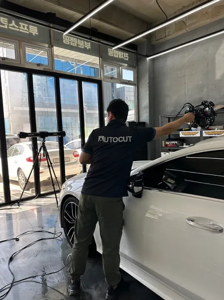 광주 PPF 벤츠 CLS 오토컷 골드라인 전체 PPF & 윈드쉴드 시공 / 광주 서구 치평동