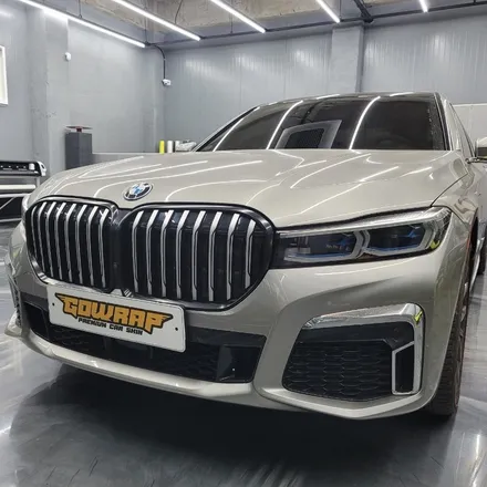 BMW 7시리즈 G12 키드니그릴 반무광 블랙 랩핑 / 광주 서구 치평동